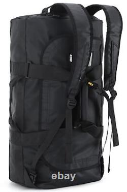 90L Water Resistant Backpack Duffle Heavy Duty Convertible Duffle Bag with Ba