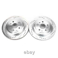 AR82127XPR Powerstop 2-Wheel Set Brake Discs Rear New RWD for Chevy Camaro CTS