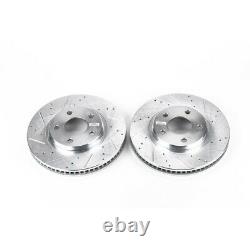 AR8255XPR Powerstop Brake Discs 2-Wheel Set Front New FWD for Chevy Olds Camaro
