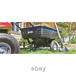Agri-Fab 45-0345 350 lbs Poly Convertible Push & Tow Dump Cart 32 x 47 x 70 in