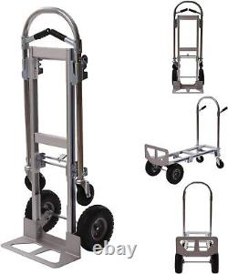 Aluminum Hand Truck with Handle Heavy Duty Convertible Folding Dolly Cart 770 Lbs