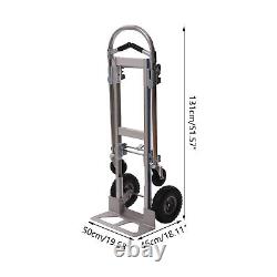 Aluminum Hand Truck with Handle Heavy Duty Convertible Folding Dolly Cart 770 Lbs