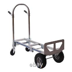 Aluminum Hand Truck with Handle Heavy Duty Convertible Folding Dolly Cart 770 Lbs