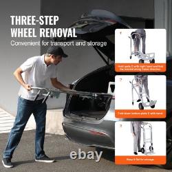 Aluminum Heavy Duty Hand Truck 800 lbs Load Capacity Convertible Folding with