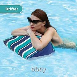 Aqua Premium Convertible Pool Lounger, Inflatable Pool Float, Heavy Duty, 74