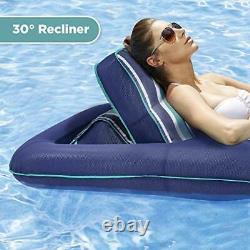 Aqua Premium Convertible Pool Lounger, Inflatable Pool Float, Heavy Duty, X