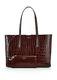 Aspinal Of London Bordeaux Croc Leather Large Regent Tote Bag Rrp £425.00