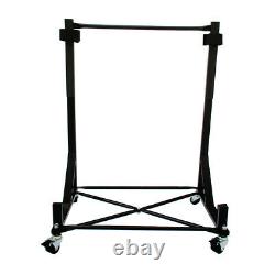Bmw Convertible Roof Hardtop Stand Trolley (black) With Free Cover