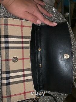 Burberry Check Henley Wallet-on-chain C-body/clutch