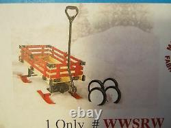 Canadian Made, Millside WWSRW Convertible Wooden Sleigh / Wagon