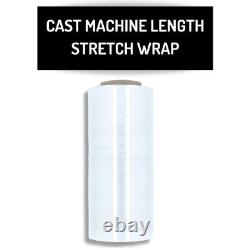 Cast Machine Pallet Stretch Wrap Clear Shrink Film 19.7x8000' 60 Gauge 20 Rolls
