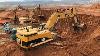 Caterpillar 365c Excavator Loading Trucks And Operator View