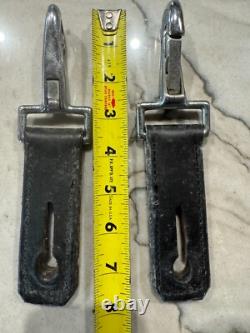 Chain To Trace Converters, Heavy Duty Leather And Stainless Snaps