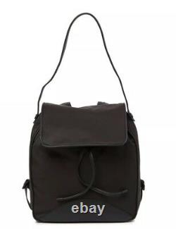 Cole Haan Zerogrand Nylon Leather-Trimmed Backpack In Black
