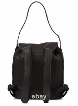 Cole Haan Zerogrand Nylon Leather-Trimmed Backpack In Black