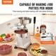 Commercial Patty Maker With 3 Convertible Molds 4 5 6-inch Heavy Duty Stainless