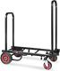 Compact Folding Adjustable Equipment Cart Heavy Duty 8-in-1 Convertible Cart
