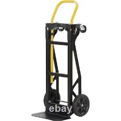 Convertible Hand Truck Dolly 400lb Cap 2 & 4 Wheel Cart Move Equipment Made USA