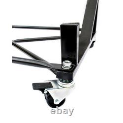 Convertible Roof Hardtop Stand Trolley (black) With Free Cover