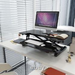Dellonda 71cm Height Adjustable Standing Desk Converter 50cm Height 15kg DH14