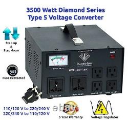 Diamond Series DSR-3500 with Regulator Watt Step Up/Down Voltage Converter