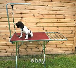 Doghealth Grooming Table converts to show trolley with puncture proof wheels
