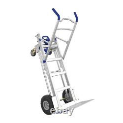 Dolly Heavy Duty Hand Truck 3 in 1 Convertible Aluminum 4 Wheel Cart 1000 Lbs