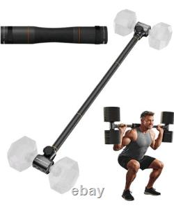 Dumbbell Converter, 260 LBS Weight Capacity Adjustable Convert Dumbbell To Barbe