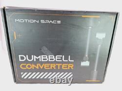 Dumbbell Converter, 260 LBS Weight Capacity Adjustable Convert Dumbbell To Barbe