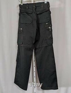 Dunderdon Heavy Duty Military Cargo Carpenter Worker Pants Shorts Convertible