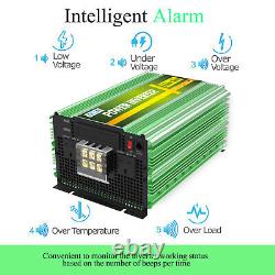 EDECOA Pure Sine Wave Power Inverter 12V to 240V 3500W Converter Heavy Duty LCD