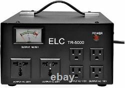 ELC 5000 Watt Voltage Transformer Converter with Builtin Regulator Step