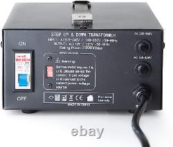 ELC T-2000 2000 watts Voltage Converter Transformer Step Up/Down 110V/220V