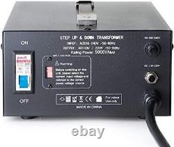 ELC T-5000 5000-Watt Voltage Converter Transformer Step Up/Down 110V/220V