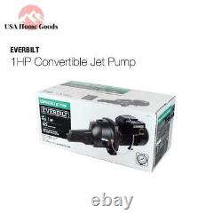 EVERBILT Convertible Jet Pump 1 HP Heavy-Duty Dual Voltage 115/230-Volt Motor