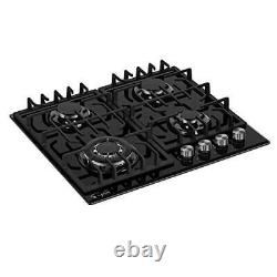 Empava 24 in. Gas Stove Cooktop with 4 Sealed Burners-Heavy Duty Continuous G