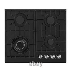 Empava 24 in. Gas Stove Cooktop with 4 Sealed Burners-Heavy Duty Continuous G