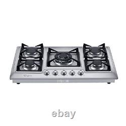 Empava 24 in. Gas Stove Cooktop with 4 Sealed Burners-Heavy Duty Continuous G