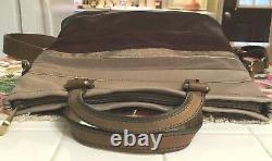 FOSSIL Explorer Multi Leather Foldover Crossbody Convertible Messenger Bag