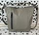 Frye Lena Gray Leather Large Shoulder Bag Convertible Crossbody Heavy Duty Euc