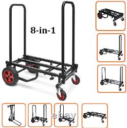 Foldable Convertible Hand Truck Dolly Platform Cart Expandable Heavy Duty Multi