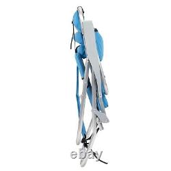Folding Chair Outdoor Camping Aluminum Heavy Duty Metal Beach Patio Chair Bed