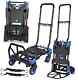 Folding Hand Truck, 330lbs Capacity Dolly Cart Foldable, 2 In 1 Convertible
