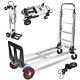 Folding Hand Truck Heavy Duty Aluminum Hand Truck With Wheels Collapsible 2 In