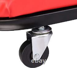 Folding Mechanics Car Creeper, 36 inch Heavy Duty Convertible Stool Crawler Boar