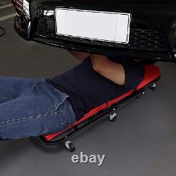 Folding Mechanics Car Creeper, 36 inch Heavy Duty Convertible Stool Crawler Boar