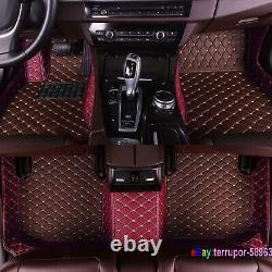 For Toyota Highlander Hilux C-HR Sienna Sequoia Previa Yaris 86 Car Floor mats