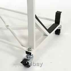 Ford Ka Convertible Roof Hardtop Stand Trolley (white) With Free Cover