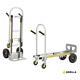 Gorilla Hand Truck 1000lb Convertible Aluminum Multi-grip Wide Load Power Handle