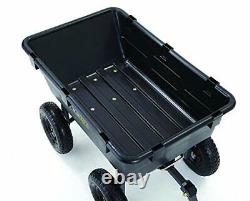 Gor6ps Poly Yard heavy duty trash cart with convertible 2-in-1 handle